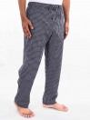 Black & White Check Cotton Blend Relaxed Pajamas
