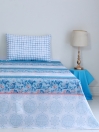 Waving Blue Bedsheet Set