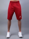 Red/White Active Fit Men's Shorts
