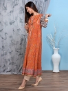 Multicolored Printed Unstitched Lawn Shirt for Women