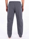 Black & White Striped Cotton Blend Relaxed Pajama