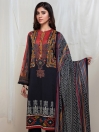 Multicolored Printed Lawn Unstitched 2 Piece Suit for Women