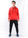 Red/Black Hooded Sweat Suits
