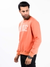 Orange Fleece Men's Sweatshirt