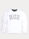 Little Boy White Fleece Sweatshirt