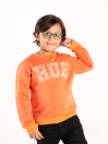 Big Boy Tangerine orange Fleece Sweatshirt
