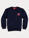 Little Boy Navy Blue Fleece Sweatshirt