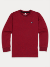 Big Boy Burgundy Terry Full Sleeve Sweatshirt