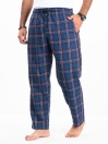Flannel Plaid Blue/White Relaxed Winter Pajama