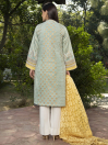 Mint Printed Slub Khaddar Unstitched 2 Piece Suit for Women