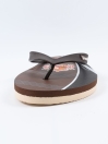 Unisex Brown & Black Comfort Flip Flop