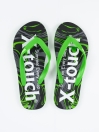 Unisex Green & Black Comfort Flip Flop
