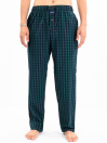 Green & Blue Check lightweight Cotton Relaxed Pajama