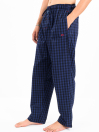 Blue & Black Check lightweight Cotton Relaxed Pajama