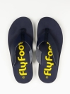Blue & Yellow Men Designed Flip-Flop