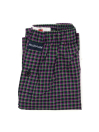 Men's Multi Woven Check Boxers Shorts With Button Fly Pack of 2