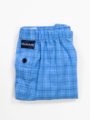 Men's Blue & Green Woven Check Boxers Shorts With Button Fly Pack of 2