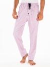 Pink & Multi Check Cotton Relaxed Pajama with zipper side pockets